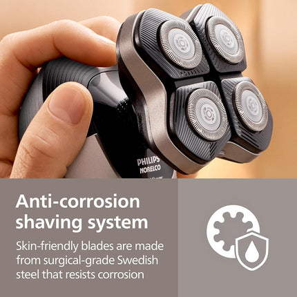 Philips Norelco Genuine Head Shaver Replacement Heads - Compatible with Philips Norelco Head Shaver Pro HS5980, HS7980 and HS9980, Self-sharpening ComfortCut Blades, Gentle on Skin, 4 Pieces, HS740/40