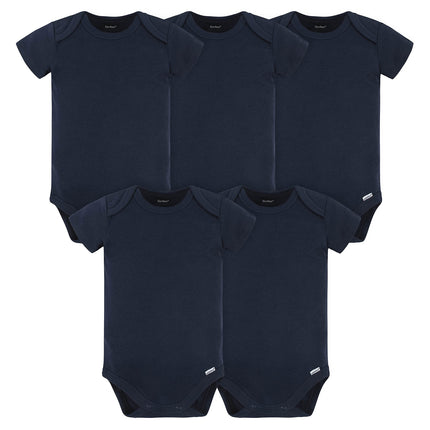 Gerber unisex-baby 5 Pack Onesies Multi-packs Bund