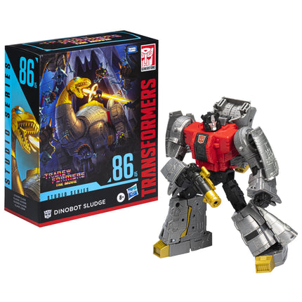 Transformers Studio Series 86-15 Leader Class The Movie 1986 Dinobot Sludge Figurine articulée, 8 ans et plus, 21,6 cm