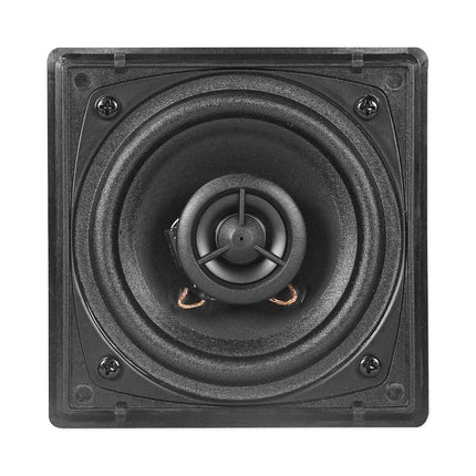 6 Rockville Cube 70v Black 3.5" Commercial Swivel Wall Mount Restaurant Speakers