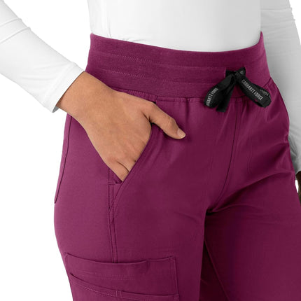 Carhartt Tall Size Women's Force Jogger Pant, Wine, M Petite