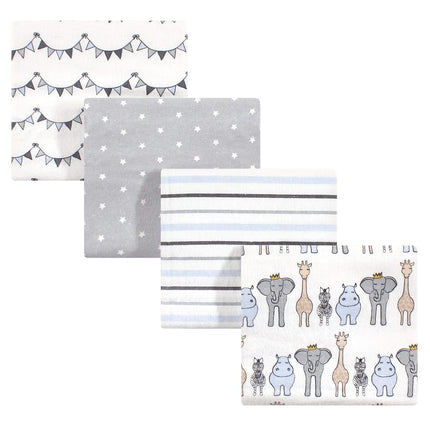 Hudson Baby Unisex Baby Cotton Flannel Receiving B
