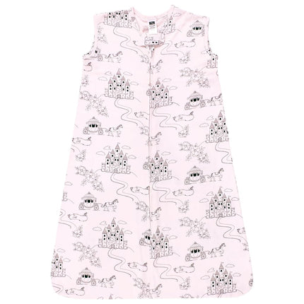 Hudson Baby Saco de Dormir, Manta, Cobija de Algodón sin Mangas para Bebés Unisex, Diseño Princesa de Cuento de Hadas, 6-12 Meses