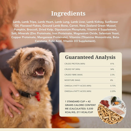 K9 Natural Lamb Freeze-Dried Dog Food, Grain-Free, 500g