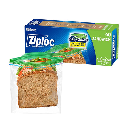 Ziploc Sandwich and Snack Bags for On the Go Fresh