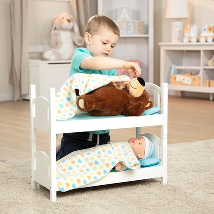 Melissa & Doug Mine to Love Wooden Play Bunk Bed (E-Commerce Packaging)