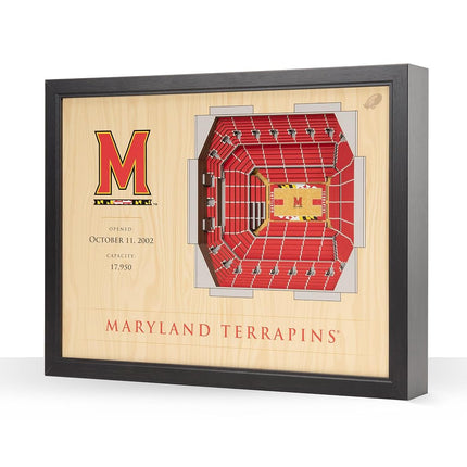 YouTheFan NCAA Iowa State Cyclones 25-Layer StadiumViews 3D Wall Art - Jack Trice Stadium