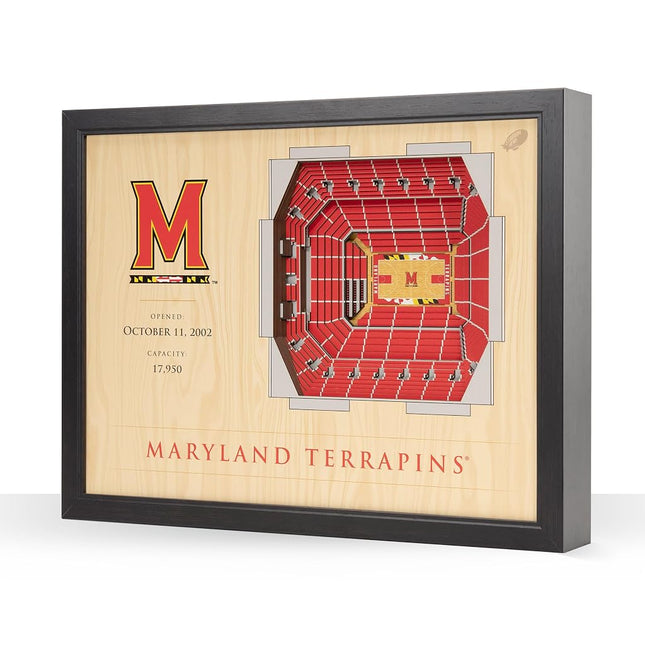 YouTheFan NCAA Michigan Wolverines 25-Layer StadiumViews 3D Wall Art - Michigan Stadium, 19.50" x 25.50"
