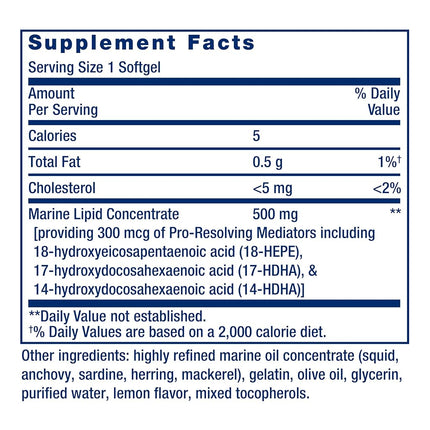 Life Extension Pro-Resolving Mediators, 30 Count (Packaging may vary)