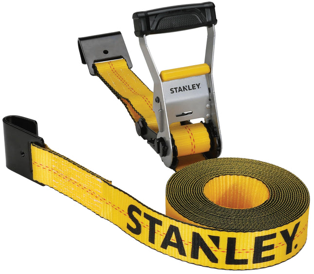 STANLEY S10000F Black/Yellow 2" x 27' Ratchet Stra