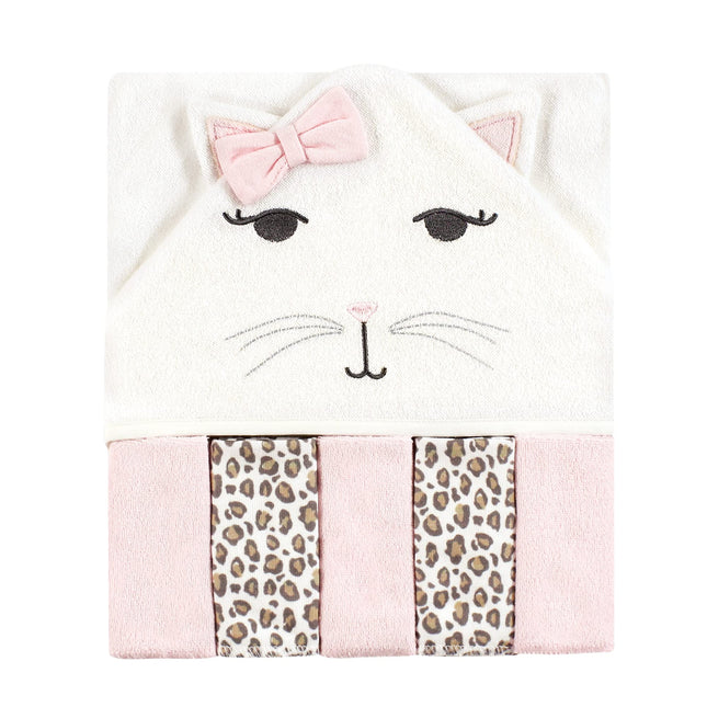 Hudson Baby Unisex Baby Hooded Towel and Five Wash