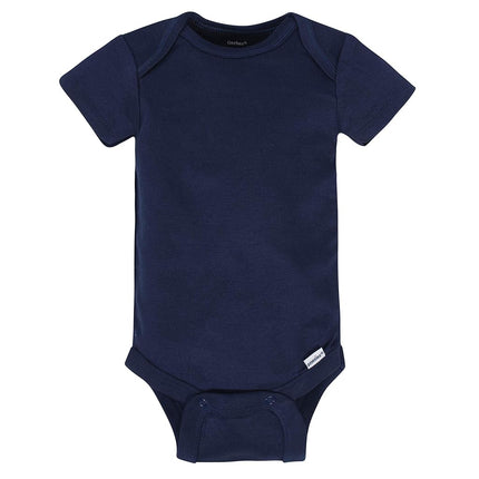 Gerber Baby-Boys Paquete de 8 Bodysuits de Manga Corta, Zorro Azul, 3-6 Meses