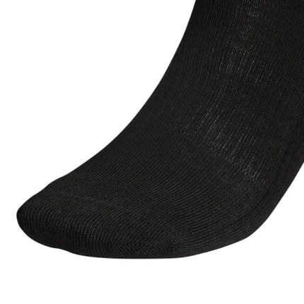 adidas Men's Athletic Cushioned Crew Socks with Arch Compression for a Secure Fit (6-Pair), Black/Aluminum 2, Large