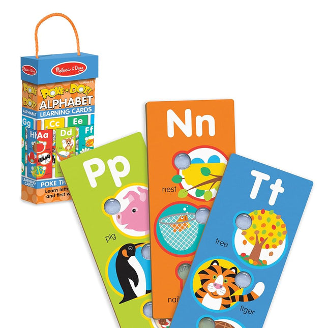 Melissa And Doug Poke-A-Dot Jumbo Alphabet Learning Cards