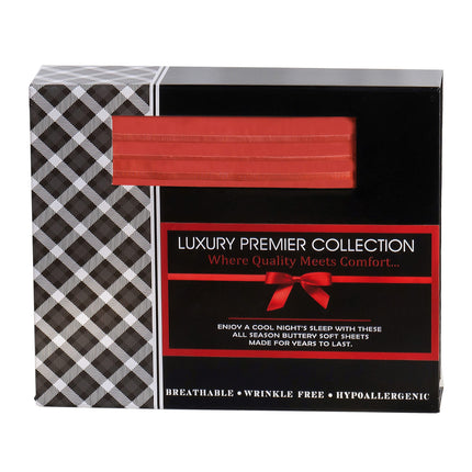 Elegant Comfort Luxurious Microfiber GIFT BOX 4-Pi