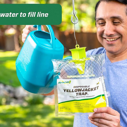Rescue! Disposable Summer Yellowjacket Trap - Central & Eastern Formula - 6 Traps
