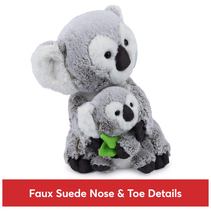 GUND Zozo el oso koala con peluche de Joey para mayores de 1 año, gris/blanco, 10 pulgadas