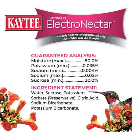Kaytee Hummingbird Electro Nectar Ready to Use, 64oz