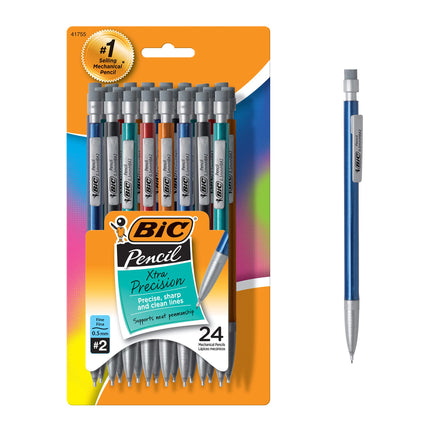 Xtra-Precision Mechanical Pencil, Metallic Barrel,