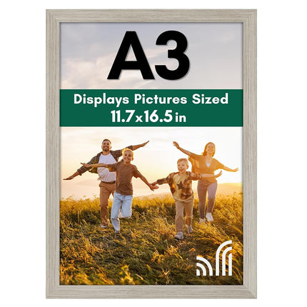 Americanflat A3 Picture Frame in Driftwood - Engin