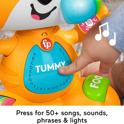 Fisher-Price Baby & Toddler Learning Toy Link Squad Bop & Groove Tiger with Sounds and Lights for Children from 9 Months