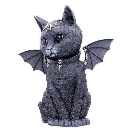 Nemesis Now Large Malpuss Winged Occult Cat Figurine, Black, 24cm