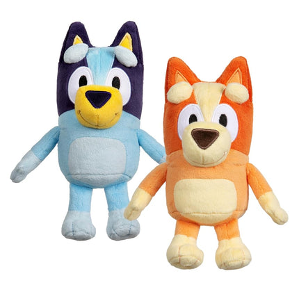 Bluey Bingo Plush Toys 2-Pack, Soft Deluxe Fabric, Embroidered