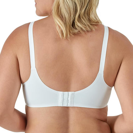 Bali Women's T-Shirt, Sujetador de aros Ultimate Smoothing, ligero y convertible, Blanco, 34DD