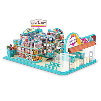 Mini Brands Retro Grocery Mini Mart Series 1, Collectable Miniatures for Boys, Girls and Collectors, Red, White, Blue