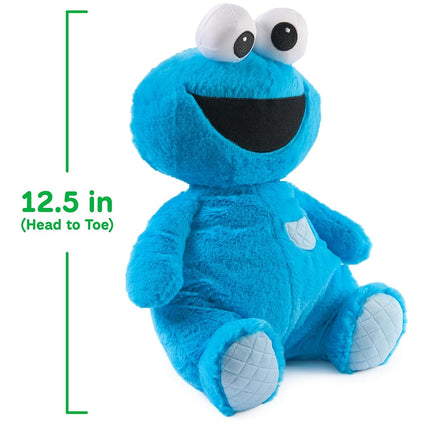 GUND Sesame Street Official Oh So Snuggly Cookie Monster Plush, Plush Muppet, Sensory Toy, Stuffed Animals for Babies and Infants, Red, 12.5”