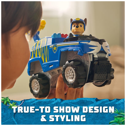 Paw Patrol Jungle Pups, Vehículo Tigre de Chase, Camión de Juguete con Figura de Acción Coleccionable, Juguetes para Niños y Niñas de 3 Años en Adelante
