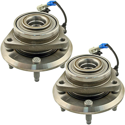 TRQ Wheel Hub & Bearing Front Left & Right Pair Set of 2 for Equinox Torrent Vue