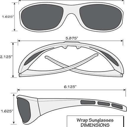 Siskiyou Sports 2HSG90 Edmonton Oilers Wrap Sunglasses