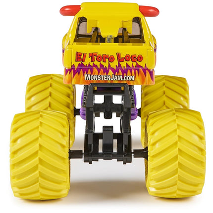 Monster Jam, Official El Toro Loco Monster Truck, Collector Die-Cast Vehicle, 1:24 Scale, Kids Toys for Boys and Girls Ages 3 and up