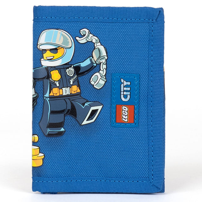 LEGO Kids Minifigure Wallet, Policía y Bomberos, Talla única, Cartera Lego
