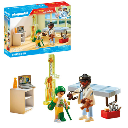 Playmobil 71619 Action Heroes: Pediatrician with t