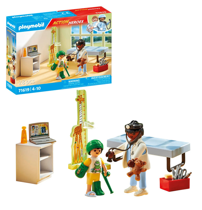 Playmobil 71619 Action Heroes: Pediatrician with t