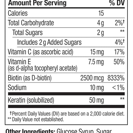 OLLY Undeniable Beauty Gummy, 30 Day Supply (60 Gummies), Grapefruit Glam, Biotin, Vitamin C, Keratin, For Hair, Skin, Nails, Chewable Supplement