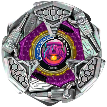 Beyblade X and Transformers Collab, Bumblebee 3-60GP vs. Shockwave 5-80O, 2 Takara Tomy Tops, 2 Launchers, Battling Top Game Toys, Ages 8+