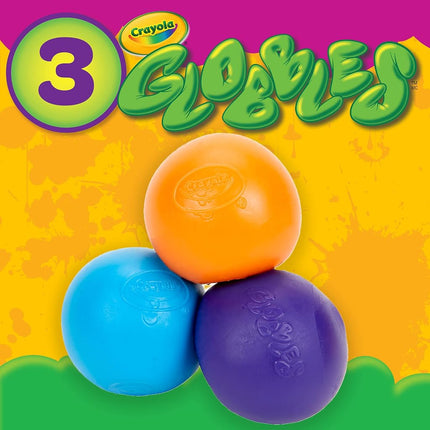 CRAYOLA GLOBBLES 3/PKG ASSRT COLR