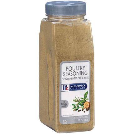 McCormick Culinary Poultry Seasoning, 12 oz - One 