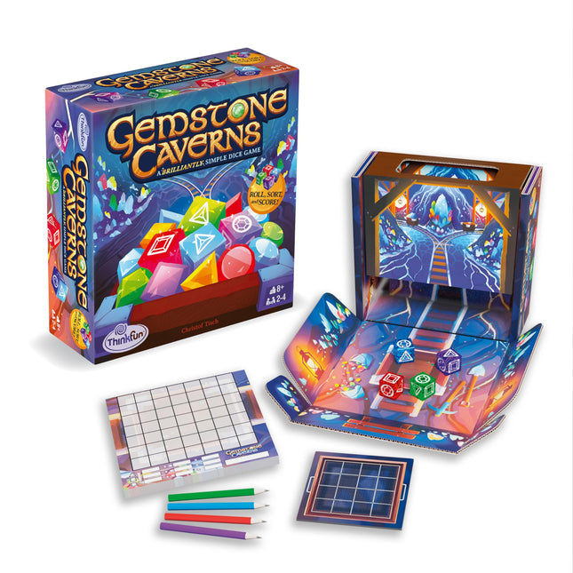 ThinkFun Gemstone Caverns: The Dice Game for All F