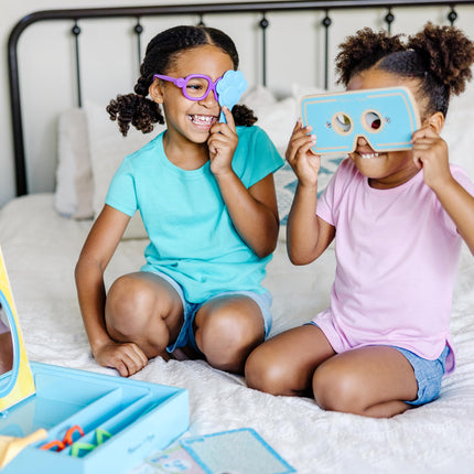 Melissa & Doug Las Pistas de Blue y Tú! Juego de rol de oculista, juguete de juego de rol para niños de 3 años en adelante, regalo para niños o niñas, materiales con certificación FSC