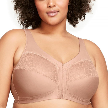 Glamorise MagicLift Natural Shape Front-Closure Wirefree Bra 1210 (Women's & Women's Plus)