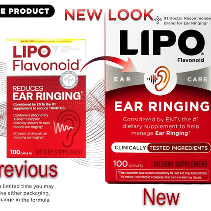 Lipo-flavonoid Plus Caplet 100 Count Helps Circulation in the Ear by Lipo-Flavonoid