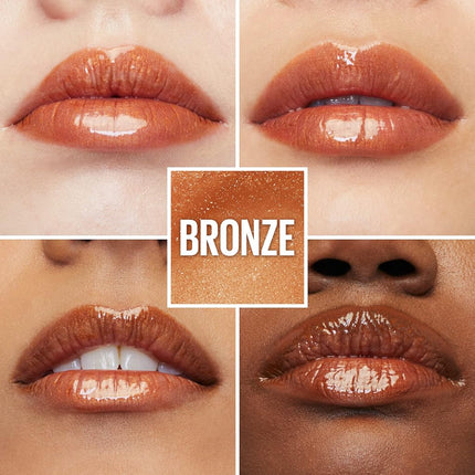 Maybelline Lifter Gloss Lip Gloss Makeup With Hyaluronic Acid, Hydrating, High Shine, Hydrated Lips, Fuller-Looking Lips, Bronzed, Bronze, 0.18 fl oz
