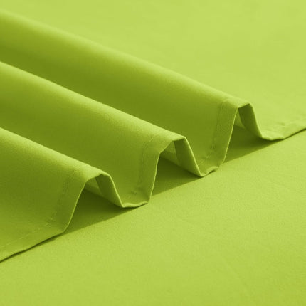 Elegant Comfort Luxurious 1500 Thread Count Egyptian Quality Three Line Embroidered Softest Premium Hotel Quality 4-Piece Bed Sheet Set, Wrinkle and Fade Resistant, Full, Lime