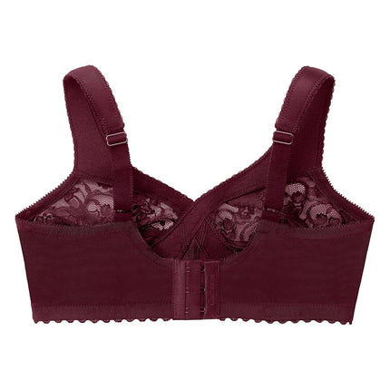 Glamorise MagicLift Original Support Wirefree Bra 1000 (Women's & Women's Plus) Burgundy