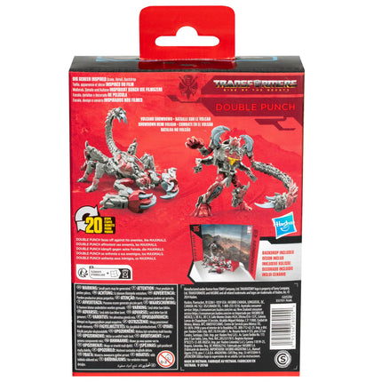 Transformers Toys Studio Series Deluxe Class Rise of The Beasts 115 Double Punch 4.5-inch Converting Action Figure, 8+