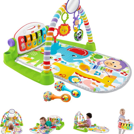 Tapis de jeu musical Fisher-Price Éveil et Chansons & Maracas [Exclusivité Amazon]